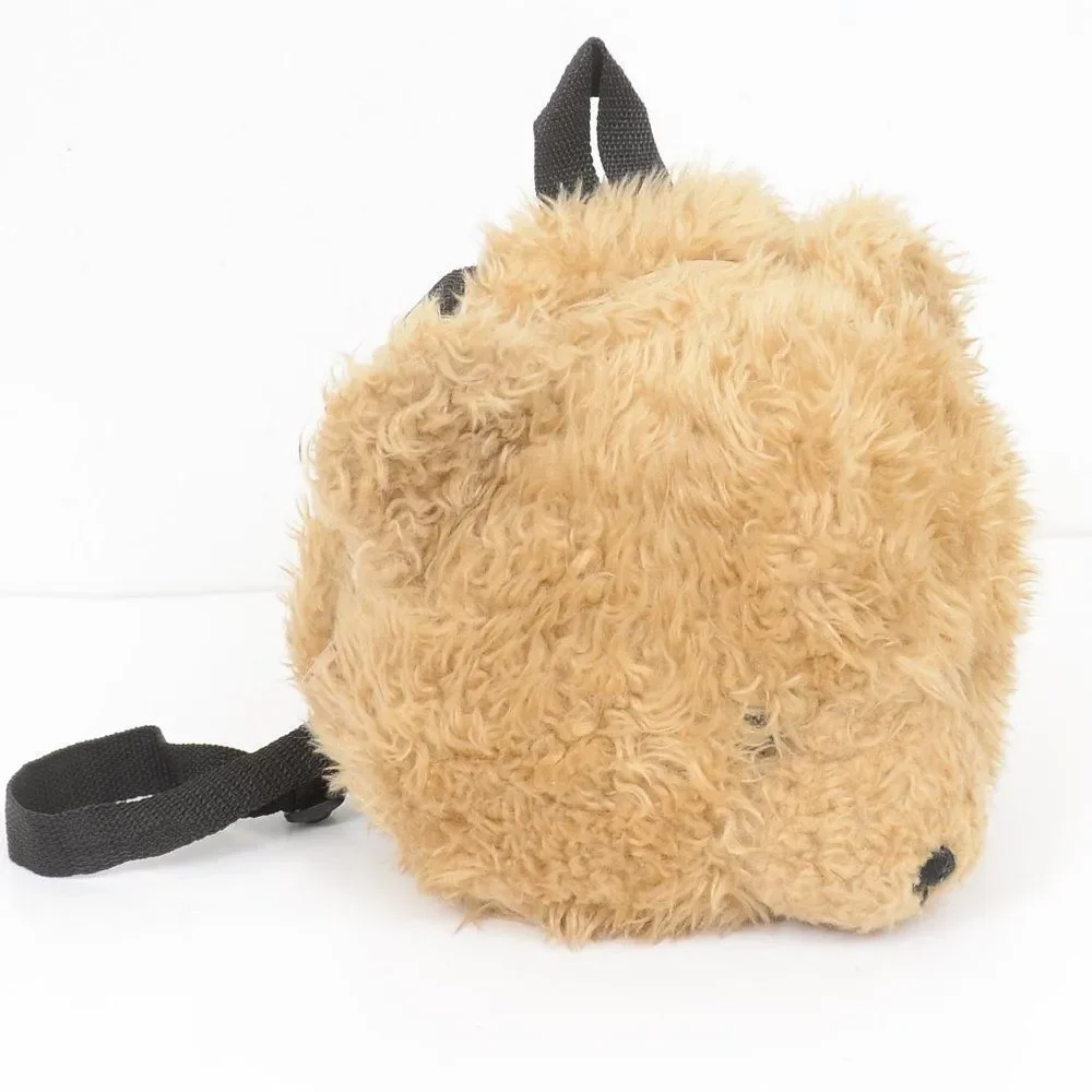 Rare Original Arizona Jean Co Furry 3D Teddy Bear Backpack Purse Crossbody‎